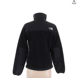 Black north face fleece jacket